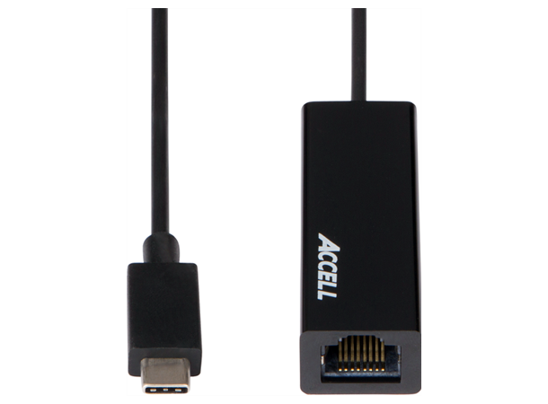 Accell Adapter USB-C > Ethernet - 15 cm USB-C Gigabit Ethernet