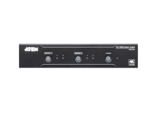 Aten Matrix 2x2 HDMI Matrix Switch 4K HDMI RS232 IR