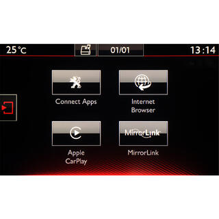 CAS Apple Carplay/MirrorLink aktivering Citroen/Peugeot m/SMEG+ iV2 (201x -->)