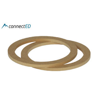 ConnectED MDF høyttaleradaptere (165mm) Universale (8mm dybde)