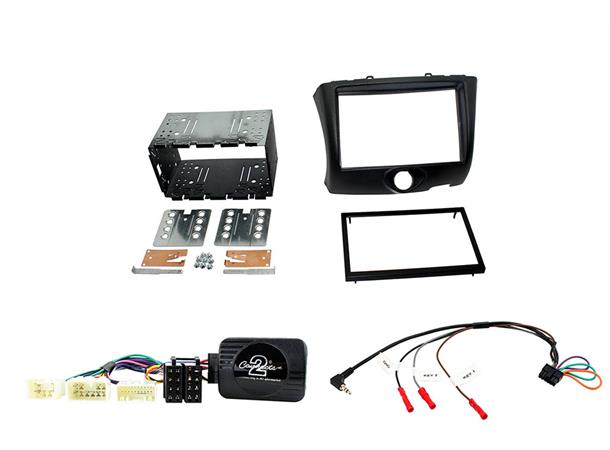 ConnectED komplett 2-DIN monteringskit Yaris (2003 - 2005) m/rattkont.