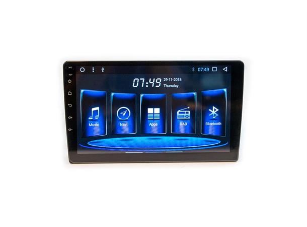 HARDSTONE Android headunit - 9" Hilux 2006-2015 uten rattkontroll