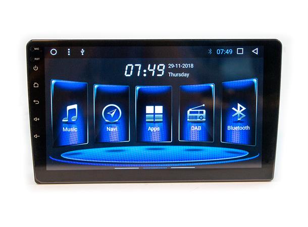 HARDSTONE Android headunit - 9" Hilux 2006-2015 uten rattkontroll