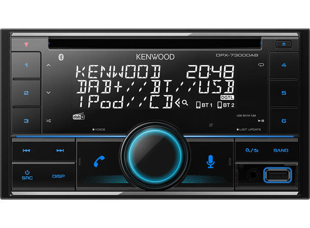 KENWOOD DPX7300DAB 2DIN CD RADIO DAB BT USB/IPHONE