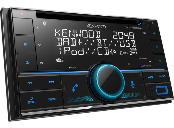 KENWOOD DPX7300DAB 2DIN CD RADIO DAB BT USB/IPHONE