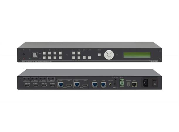 Kramer Matrix  4x4 HDMI HDBT 4K UHD 3.4Gbps EDID RS232 IP IR PoE