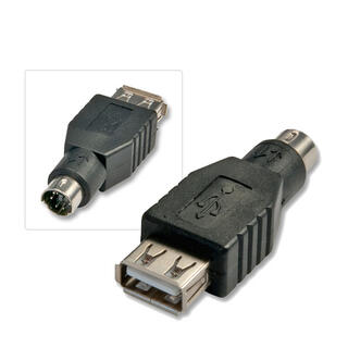 Lindy Adapter USB > PS2 USB A Hun - PS2 Han