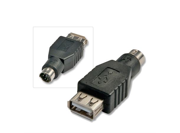 Lindy Adapter USB > PS2 USB A Hun - PS2 Han