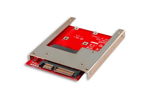 Lindy Adapter mSATA > SATA mSATA SSD Disk på SATA Kontroller