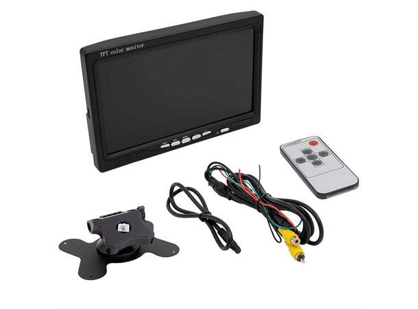 METRA iBEAM 7"  LCD-Skjerm Med 2 videoinnganger