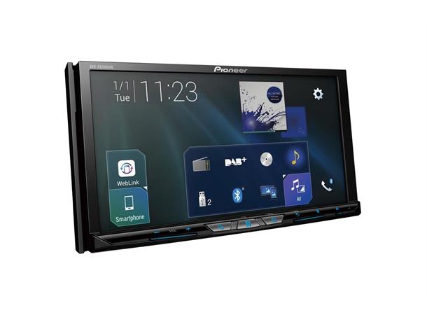 PIONEER AVH-Z9200DAB 2 DIN DVD DAB BT USB/IPHONE 7"