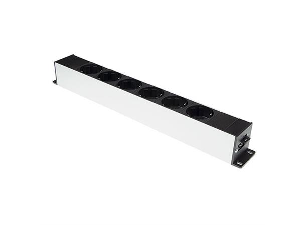 Plenty Strømskinne 6 x Type F Prolink PDU 16A