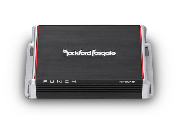 Rockford Fosgate Bilforsterker 4 x100W Punch 4-kanaler, 2 Ohm stabil