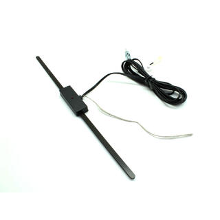 CONNECTS2 aktiv FM-vindusantenne Selvklebende sort vindusantenne