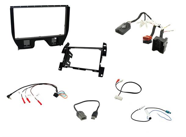 CONNECTS2 komplett monteringskit 2-DIN Citroen C3/DS3 (2010 --> u/Ryggesensorer