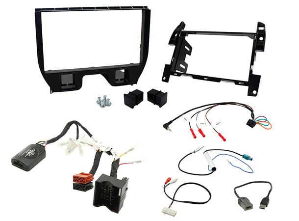 CONNECTS2 komplett monteringskit 2-DIN Citroen C3/DS3 (2010 --> u/Ryggesensorer