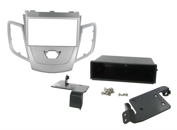 CONNECTS2 monteringsramme 1-DIN Ford Fiesta (2008-2016) u/display - Sølv