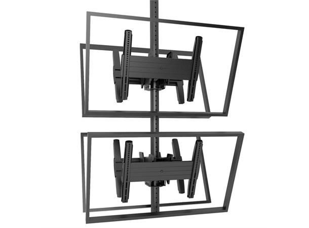 Chief Fusion Takfeste Dobbel Stacked Universal Sort Max 45 Kg pr skjerm