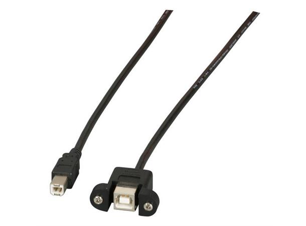 EFB USB2 Kabel B-B - 3,0 m skjøt B-B USB Skjøtekabel