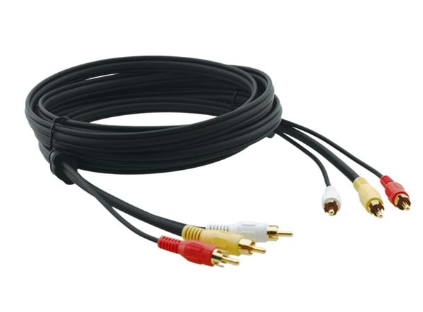 Kramer Audio Videokabel 3xRCA - 15,2 m 3xRCA Kompositt Audio