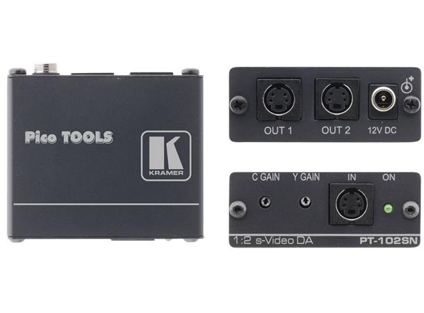 Kramer Splitter 1:2 S-Video EQ 150MHz YC Level Control