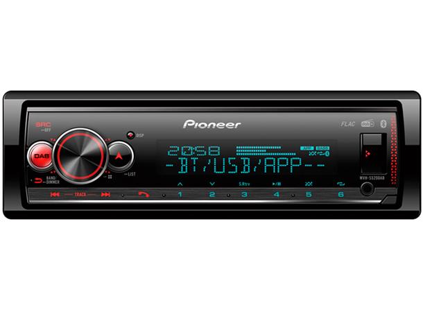 PIONEER MVH-S520DAB 1 DIN Mecha-less Media radio (uten CD)