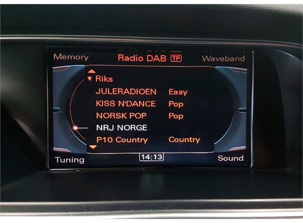 norDAB Premium DAB-integrering Audi/VW++ Audi/Bentley/VW m/MMI 3G/3G+ (u/OEM DAB)