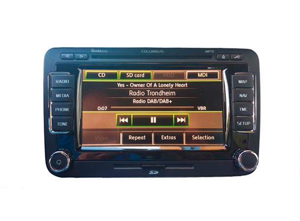 norDAB Premium DAB-integrering VW/Skoda+ RCD/RNS & Bolero/Columbus++