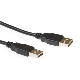 ACT USB2 Kabel A-A -  1,8 m Spesial A-A USB Kabel Sort
