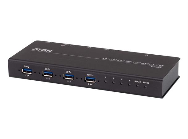 Aten Switch 4x4 USB3.1 5Gbps RS-422/485 9-24V