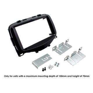 CONNECTS2 Premium monteringskit 2-DIN Aygo/108/C1 (2014-->) Pianosort