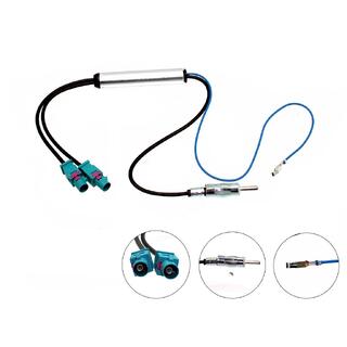 CONNECTS2 antenneadapter 2 x fakra til DIN ("bred" versjon)