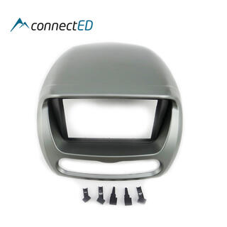 ConnectED monteringsramme 2-DIN iMiev/C-Zero/iOn (2009 -->) Sølv