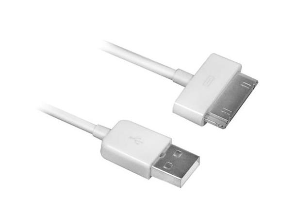 Ewent Charge & Sync cable - Apple 1.0 m USB - iPad1/2/ iPod iPhone3/4