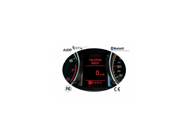 FISCON BASIC Blåtann handsfreesett Audi Concert II/Symphony II m/BNX4.0 nav