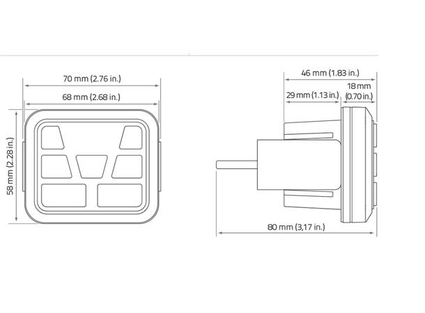 Hertz HMCU1 fjernkontroll For HMR10D, HMR20DAB og HMR50DAB