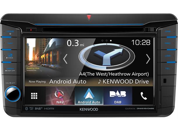 KENWOOD DNX518VDABS 7" Navi system for VW,Skoda og Seat