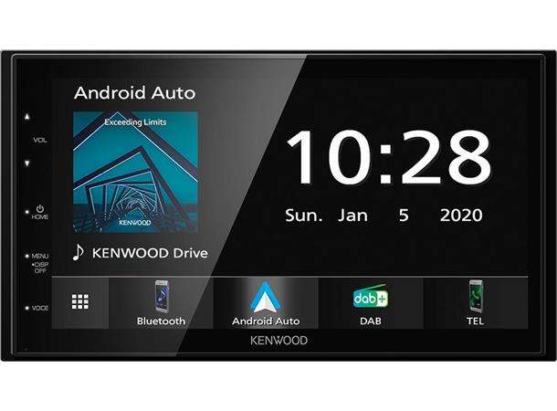 Kenwood DMX5020DABS CarPlay Andriod Auto 2DIN Mediaspiller - DAB/BT/USB/IPHONE