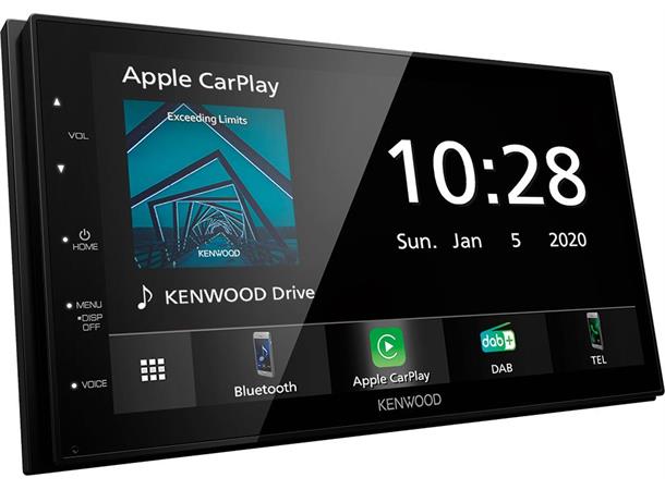 Kenwood DMX5020DABS CarPlay Andriod Auto 2DIN Mediaspiller - DAB/BT/USB/IPHONE