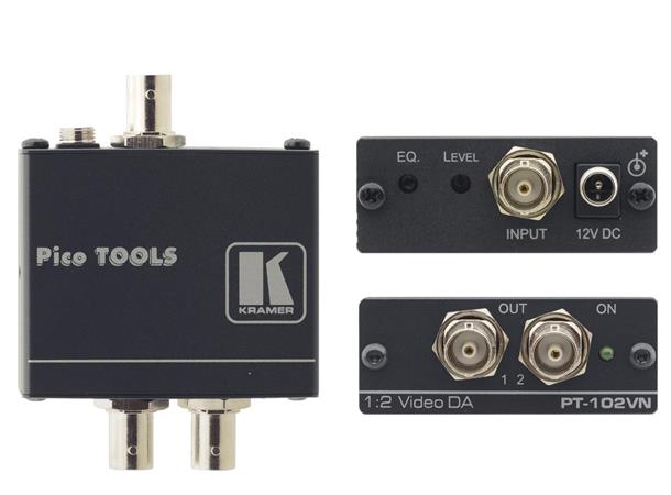 Kramer Splitter  1:2 Kompositt 430Mhz Level EQ BNC