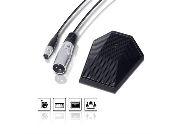 LD Boundary Mikrofon BM1 Condenser Mic. 6 m kabel inkl.