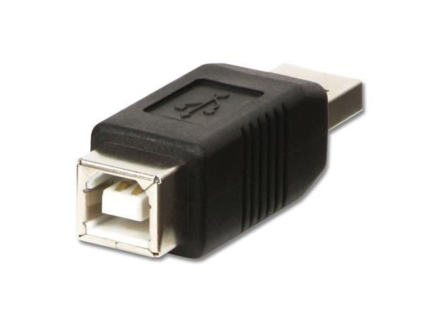 Lindy Adapter USB2 A Hann - B Hun USB Skjøtestykke