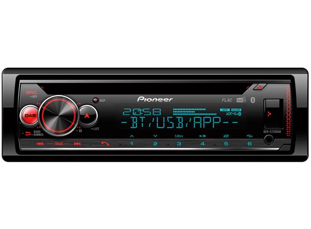 PIONEER DEH-S720DAB 1 DIN CD-spiller med USB, bluetooth