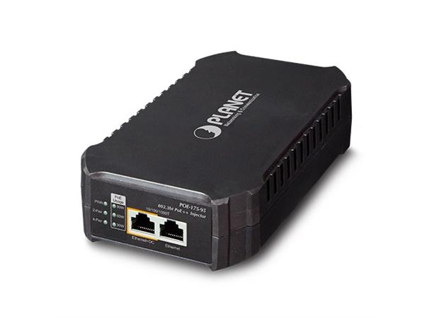 Planet Injector 1-port Gigabit Ultra PoE 95W IEEE802.3bt Innebygget Power