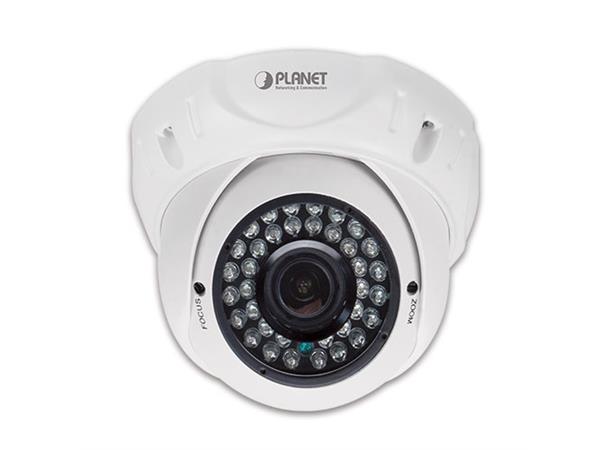 Planet Kamera H.265 4MP PoE Dome Ute IP66 IR VF ONVIF 2DNR WDR ICR