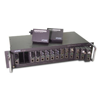 Planet Konverter Chassis 15-Slot Rack2.4U 19"