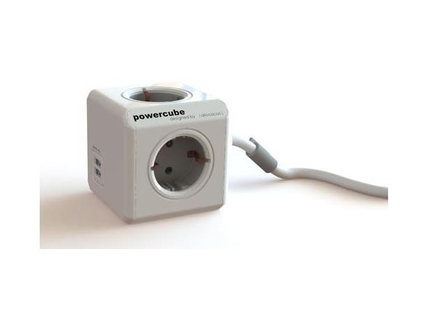 Powercube 4xSCHUKO 2xUSB - 1.5 m 4xSCHUKO 16A 2xUSB 2.1A