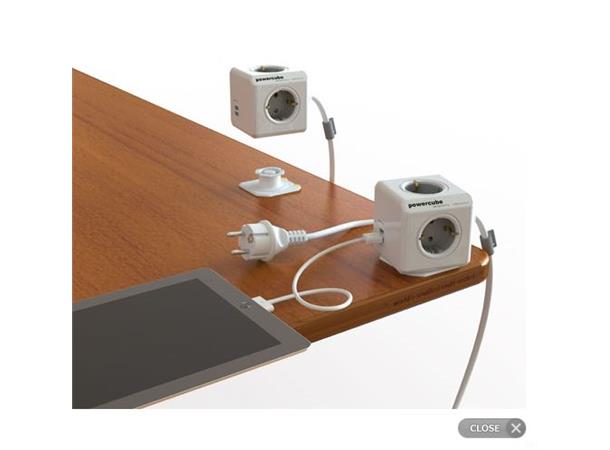 Powercube 4xSCHUKO 2xUSB - 1.5 m 4xSCHUKO 16A 2xUSB 2.1A