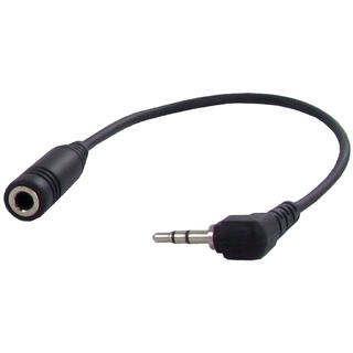 CONNECTS2 Mini-jack overgang 3,5mm hunn --> 2,5mm hann