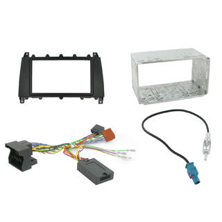 ConnectED komplett 2-DIN monteringskit C-Klasse (W203) (2005 - 2006)